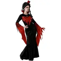 Atosa Vampire Woman Costume Rood XS-S Kinderen
