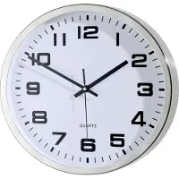 0 0 Roestvrijstalen kwartsuurwerk, Ø 300 mm