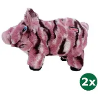 Kong low stuff stripes varken 2x 26,5x7,5x16,5 cm