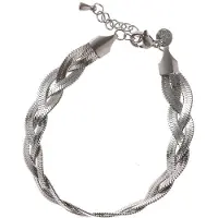 Go Dutch Label Armband (Sieraad) Gevlochten Zilver