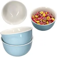 MamboCat Set van 4 graankommen Nordic Blue Doppio - 406351