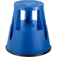 Krause Verrijdbaar opstapje, 2 treden, PP, blauw
