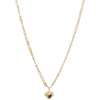 Go Dutch Label Collier schakel hartje goud N2710-2