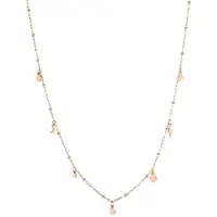 Go Dutch Label Collier bedels Blush goud N2297-1
