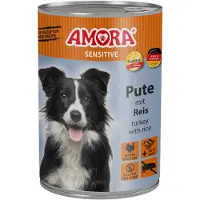 Amora Hond Sensitive 6x400g - Kalkoen & Rijst