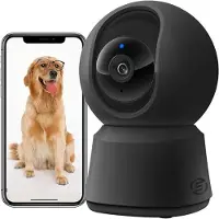 Equivera Honden Camera - Beveilingingscamera - Huisdiercamera - WiFi - Petcam - Eenvoudige Installatie - Indoor Camera