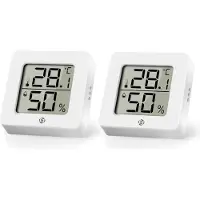 Equivera Huisthermometer - Kamerthermometer - Binnenshuis - Digitale Thermometer - Hygrometer