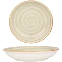 Bonna Serveerschaal aura terrain porselein 20 cm (500cc) set van 2