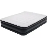 Froyak 2-persoons luchtbed 200 x 155 x 45 cm - Inclusief Ingebouwde Pomp