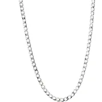 Go Dutch Label Ketting Schakel Zilver N1304-1