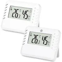 Equivera Huisthermometer - Kamerthermometer - Binnenshuis - Digitale Thermometer - Hygrometer