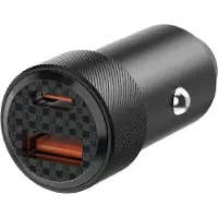 Ntech 60W Autolader USB C & USB A - Sigarettenaansteker Snellader - Auto Accessoires - Laad Extra Snel - Auto Oplader - 12V / 24V Adapter Zwart