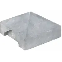 Tuindeco Berton afdekpet wit/grijs driewegsmodel diamantkop