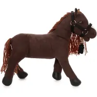 Astrup Knuffelpony - Pixie - 30 cm. - Bruin - - OneSize - Knuffels