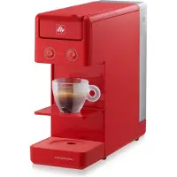 Illy Y3.3 Automatisch/handbediend capsule koffiezetapparaat 0.75 L, Koffiezetapparaat met cupjes, Rood