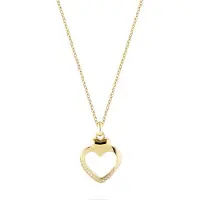 Jette - 89208021 - Ketting - Dames - 925 Zilver - geel verguld gepolijst met Zirkonia - 48cm