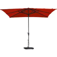 Madison Parasol Syros Luxe Polyester Brick Red 280 x 280 cm