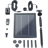 Pontec 43324 Pompset op zonne-energie Met verlichting, Met accu-opslag 250 l/h