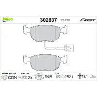 Valeo 302837 Remblokken