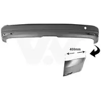 VAN WEZEL 5854542 Achterbumper