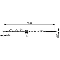 Bosch 1 987 482 647 Handremkabel