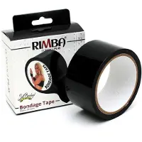 Rimba Bondage Play - Bondage Tape 20 m - Zwart
