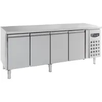 CombiSteel Koelwerkbank - STANDARD LINE - 511L - 4 Deuren - +2°C/+8°C - Geforceerd - 2230x600x860mm