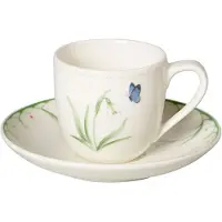 Villeroy & Boch Espressotasse mit Untertasse Colourful Spring 100 ml