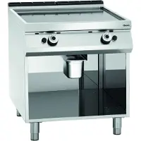 Bartscher Grillplaat Bartscher, gas, glad, open onderstel, 80(b)x95(h)x90(d), 18kW