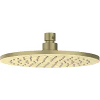Ivy Aia Hoofddouche Medium 25 cm Anti-Kalk Nozzels RVS316 Geborsteld Mat Goud PVD