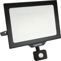 LEDVION - LED Breedstraler met Bewegingssensor - 150W - 6500K - 18000L - IP44