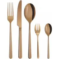 Sambonet Bestekset Linear PVD Copper (30-Delig)