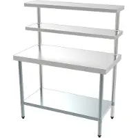 CombiSteel Professionele Werkstation | 60cm diep | 180 cm breed | | 7490.0110 | Horeca