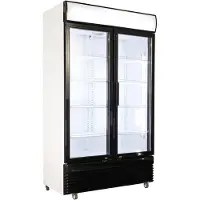 CombiSteel Koelkast Combisteel Bez- 780 GD, Glasdeuren, 780L, 112(b)x210(h)x59,5(d), 230V/450W