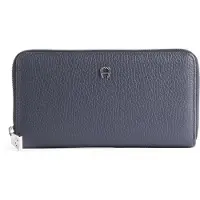 Etienne aigner Basics portemonnee leer 19 cm blauw