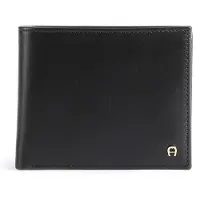 Etienne aigner Dagelijkse Basis Portemonnee Leder 12 cm zwart