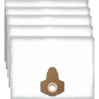 DParts 5x stofzuigerzakken geschikt voor Parkside en Einhell - microfleece zakken voor Lidl PNTF 23 - PTS 250 - PNTS 1250 - 1300 - 1400 - 1500 series - nat droog stofzakken
