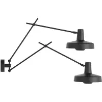 Grupa Products Wandlampe , Arigato, Zwart, Werkkamer / Kantoor, Metaal