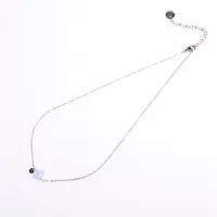 Go Dutch Label Ketting Klaver Ice Blue Goud N9304-04