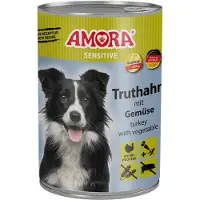 Amora Dog Sensitive 6x400g - Kalkoen & Groenten