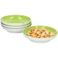 Ritzenhoff & Breker Set van 4 kommen 10cm plat groen Doppio - Ritzenhoff 64193