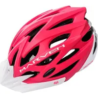 Meteor - Fietshelm - Marven L 58-61 cm - koraal/wit
