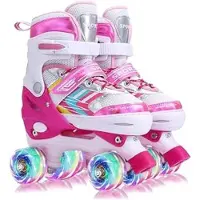 Equivera Rolschaatsen Meisjes - Skeelers Meisjes - Rolschaatsen Kinderen - Cadeautip voor uw kind!