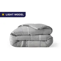 Zelesta Royalbed Light Abstract 240x200cm - Zomerdekbed zonder overtrek - Wasbaar hoesloos dekbed - Bedrukt dekbed - Zomerdekbed