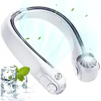 Equivera Nekventilator - Nek Ventilator - Nek Ventilator met Koeling - Neck Fan - Nek Fan - Nek Airco - Gezichtsventilator - Hoofd Ventilator - Draagbare Nek Ventilator