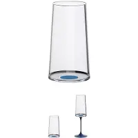 Trebonn Champagneglas SplitGlass Blauw (Set van 2)