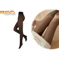 Heat Essentials - Fleece Panty - Bruin Nude - Maat S/M - Thermo Panty Huidskleur - Anti ladder - Fleece Legging Dames