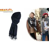 Heat Essentials Sjaal Dames - Sjaal Heren - Navy Blauw - Geweven - Sjaal Dames Winter - Sjaal Heren Winter - Sjaals Unisex - Shawl
