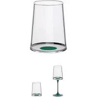 Trebonn Witte Wijnglas / Tumbler SplitGlass Groen (Set van 2)