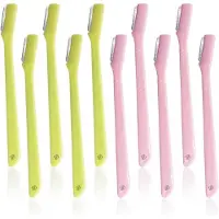 Equivera Dermaplaning Gezicht - Wenkbrauw Scheermesje - Dermaplaning Mesjes - Gezicht Mesjes Vrouwen - Scheermesjes Gezicht - Dermaplaning Facial - Scheermes Gezicht - Eyebrow Razor
